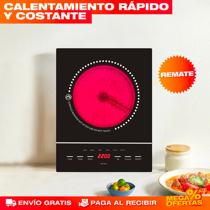 Estufa de Inducción Eléctrica – Cocina Rápido y Seguro Sin Gas