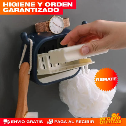 Jabonera Organizadora Multifuncional – Baño Ordenado y el Jabón Siempre Seco