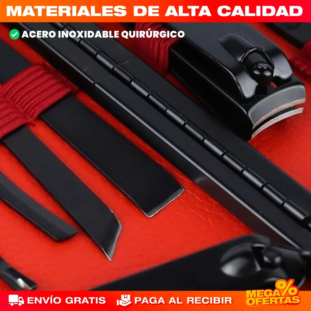 Kit Cortaúñas Alta Gama – Manicura y Pedicura Completa en Casa · 23 Piezas