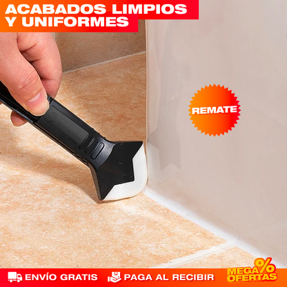 Kit de Sellamiento de Juntas y Grietas – Renueva el Sellado de Baño y Cocina Sin Contratar a Nadie