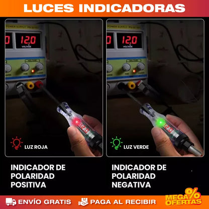 Lápiz Probador de Voltaje con Pantalla Digital – Ves el voltaje exacto, no una lucecita