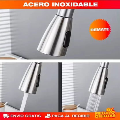 Grifo Extensible de Cocina de Lujo 360° – Llega a Cada Rincón del Lavaplatos