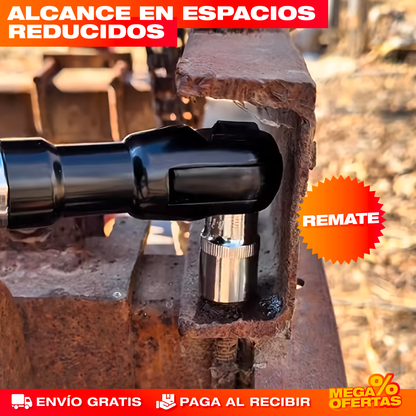 Llave Trinquete Extendida – Aprieta en Espacios Imposibles Sin Lastimarte