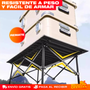 Mesa de Camping para 4 Puestos – Arma tu Mesa Donde Sea y Guárdala Plana