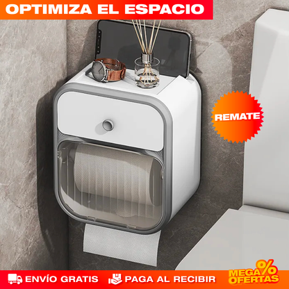 Organizador y Soporte de Papel Higiénico para Baño – Todo a la Mano y en Orden
