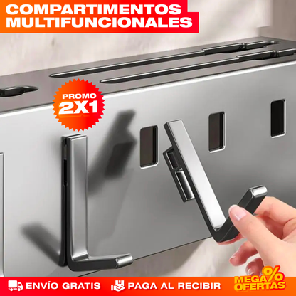 Organizador Escurridor de Cubiertos – Cubiertos Secos y a la Mano Sin Ocupar Cajón · 2x1