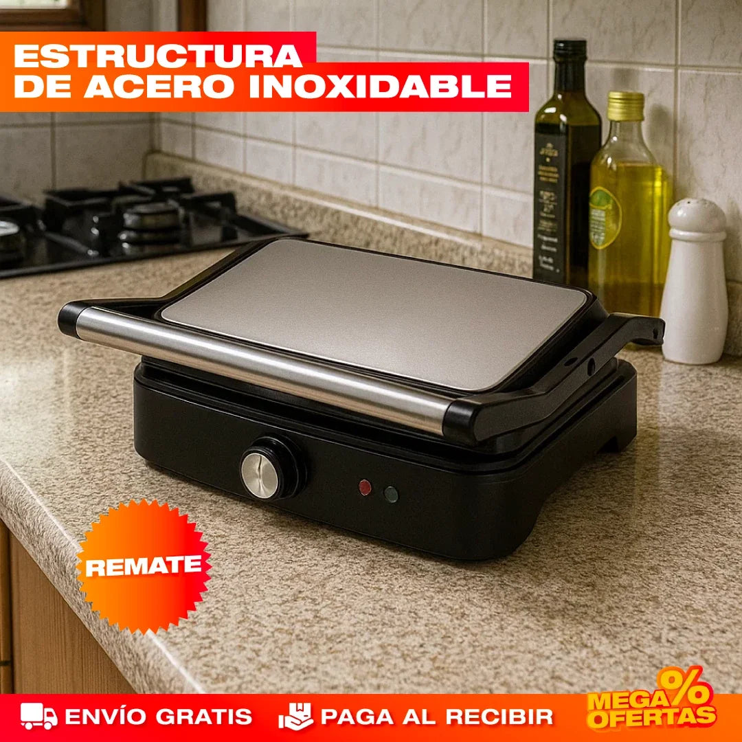 Parrilla Sanduchera Eléctrica Sokany – Sánduches Calientes y Dorados en Minutos