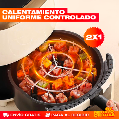 Parrilla Vertical para Pinchos en Air Fryer – Promo 2x1
