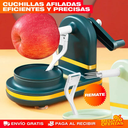 Pelador de Frutas Giratorio 360° Luxury – Pela Frutas en Segundos Sin Cansar la Mano
