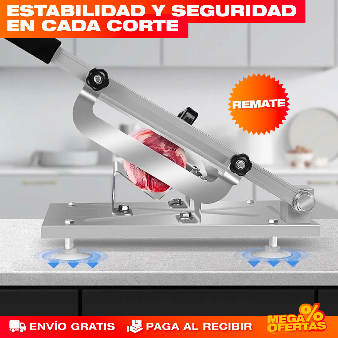 Rebanadora de Carne y Jamones Portátil – Tajadas Parejas Como en Charcutería