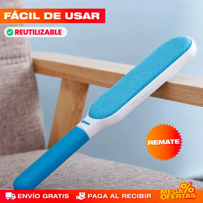 Cepillo Removedor de Pelusa Doble Cara – Tu Ropa y Sofá Sin Pelusas en una Pasada