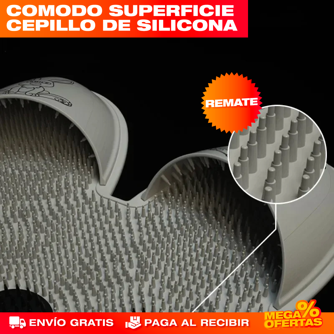 Tapete de Lavado y Masaje de Pies para Ducha – Pies Limpios y Relajados Sin Agacharte