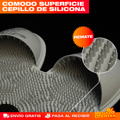 Tapete de Lavado y Masaje de Pies para Ducha – Pies Limpios y Relajados Sin Agacharte