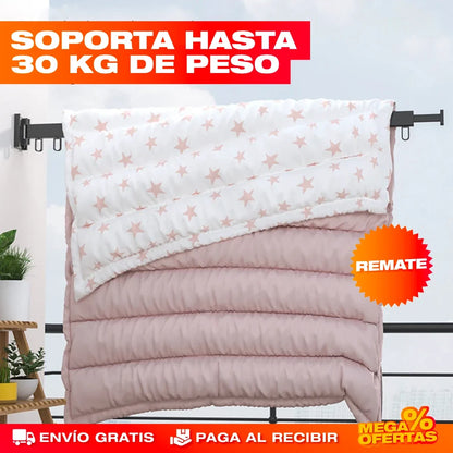 Gancho Tendedero Retráctil de Aluminio – Tiende la Ropa en Cualquier Rincón