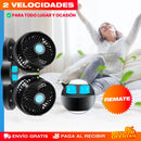 Ventilador de Doble Cabeza para Carro – Aire Fresco Adelante y Atrás en tu Carro