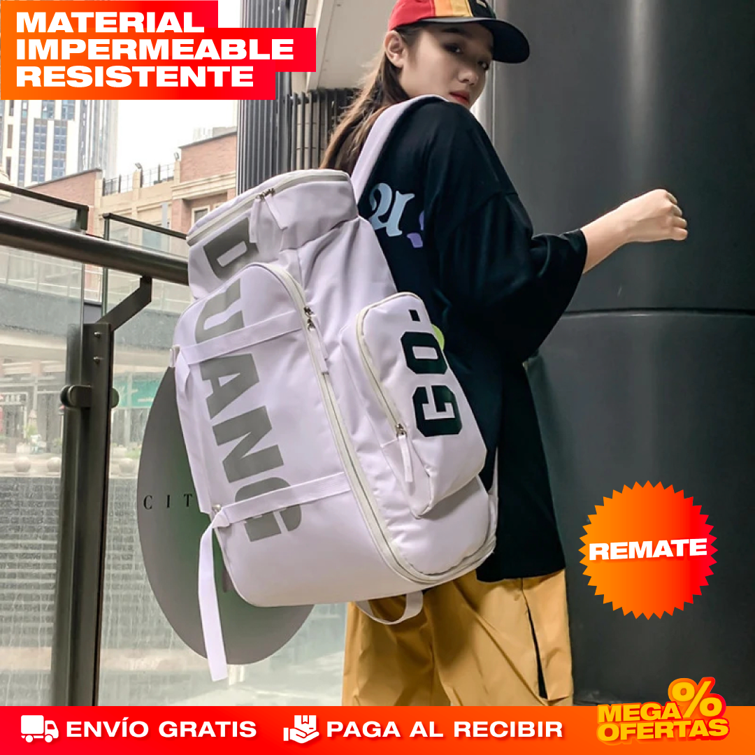 Morral Backpack Extra Grande Diseño Moderno – Lleva Todo el Día Cómodo y con Estilo · Negro