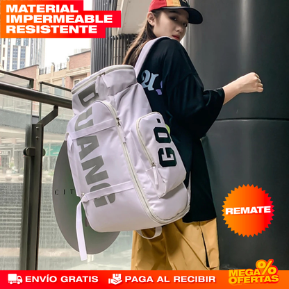 Morral Backpack Extra Grande Diseño Moderno – Lleva Todo el Día Cómodo y con Estilo · Negro