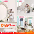 Organizador Giratorio 360° de Maquillaje – Todo tu Maquillaje a un Giro de Distancia