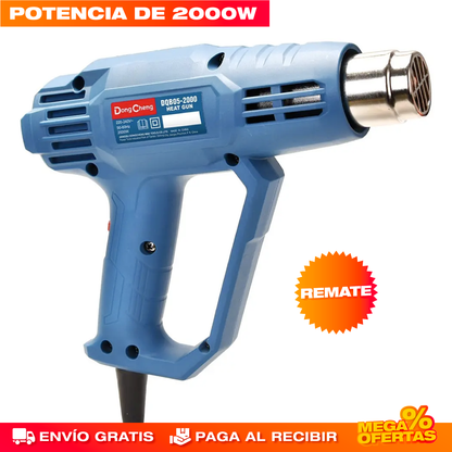 Pistola de Calor Profesional – Despega, Moldea y Repara Como un Pro