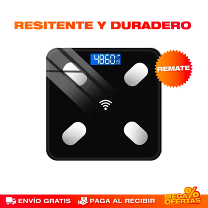 Báscula Inteligente Bluetooth – Controla tu Peso y Progreso Desde el Celular