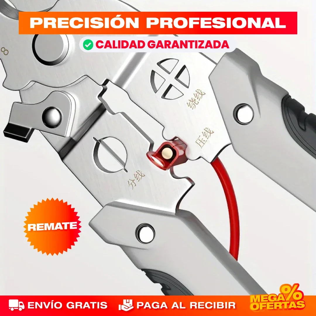 Alicate Pelacables Multipropósito – Pela y Corta Cables en un Solo Movimiento