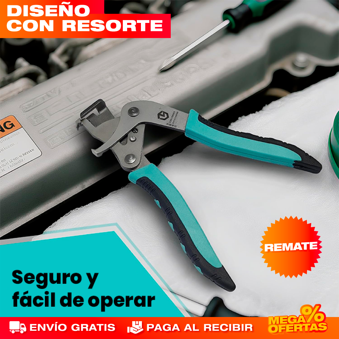 Alicate Removedor de Clips para Carro + 50 Clips – Saca Clips del Tapizado Sin Romperlos
