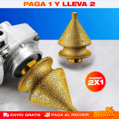 Promo 2x1 Brocas Diamantadas de Avellanado y Biselado – Perfora Cerámica Sin Astillarla