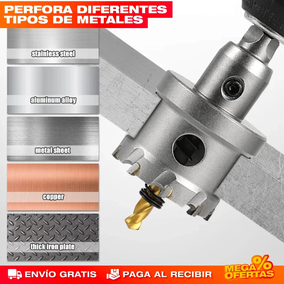 Brocas Sierra Perforadora TCT – Set x5