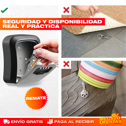 Caja Fuerte para Llaves con Contraseña – Guarda tus Llaves Seguras Sin Esconderlas