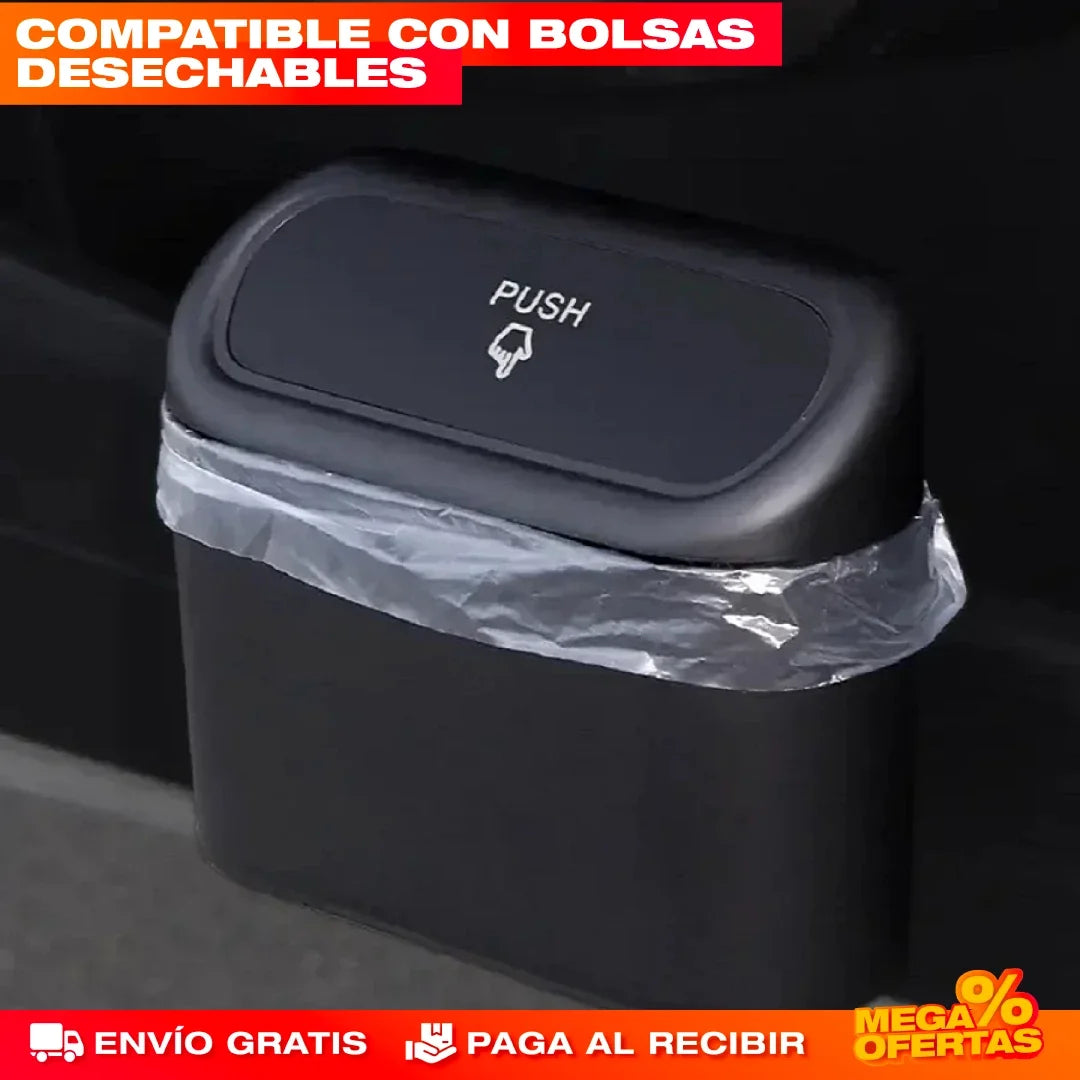 2 Cubos de Basura para Carro – Mantén tu Carro Sin Basura ni Olores · x2
