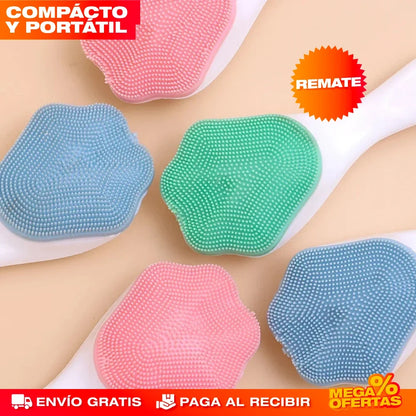 Cepillo Facial de Silicona – Limpieza Profunda y Piel Suave Sin Irritar