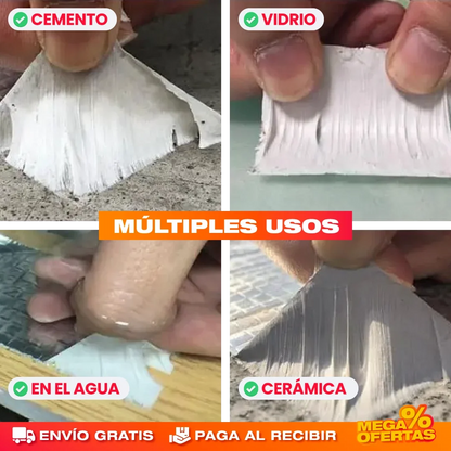 30 Metros Cinta Impermeable Repara Fugas – Tapa la Gotera Hoy Mismo Sin Romper Techo ni Pagar Plomero