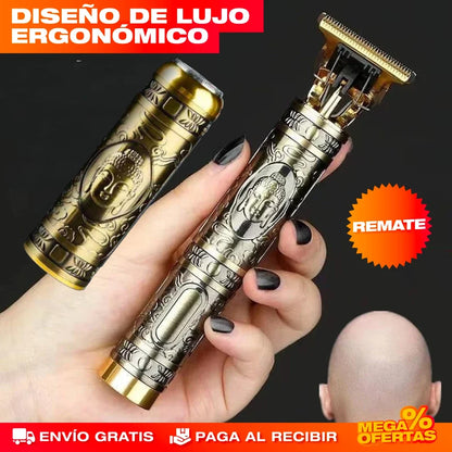 Combo Patillera y Afeitadora Profesional Buda – Corte y Afeitado de Barbería en tu Casa