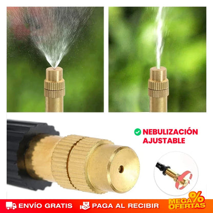 Riego Nebulizador para Jardín – Riega Parejo Sin Mojarte ni Desperdiciar Agua · Set x5