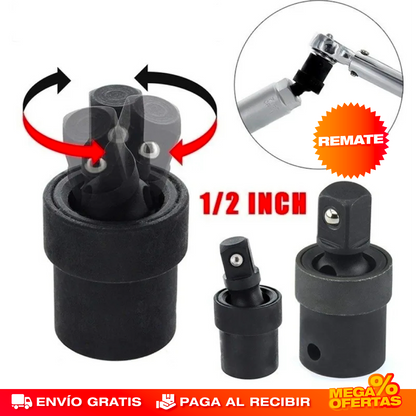 Juntas Universales Giratorias – Llega a los Tornillos Imposibles Sin Perder Torque · Set x3