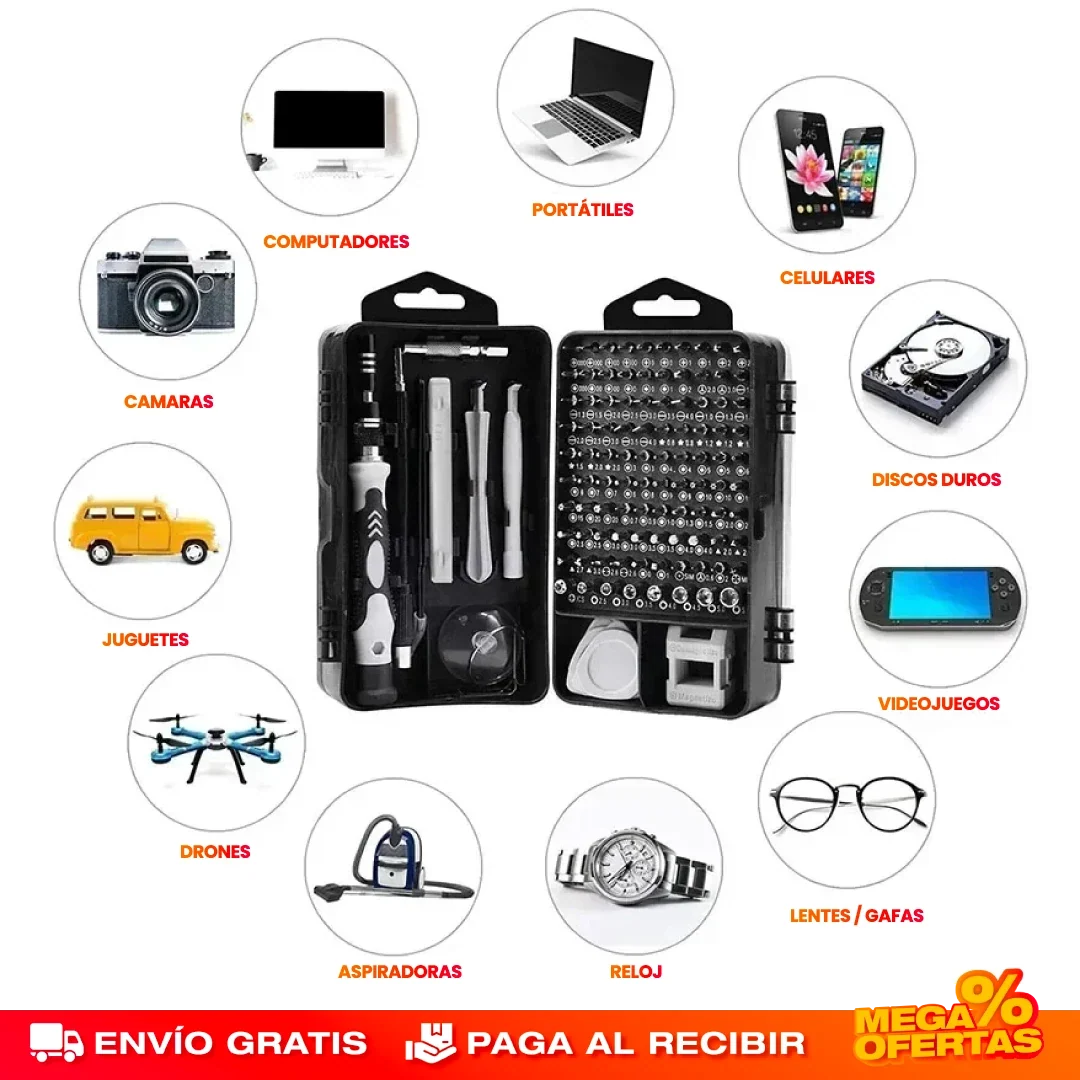 Set de Destornillador para Celular – Repara tu Celular en Casa Sin Técnico