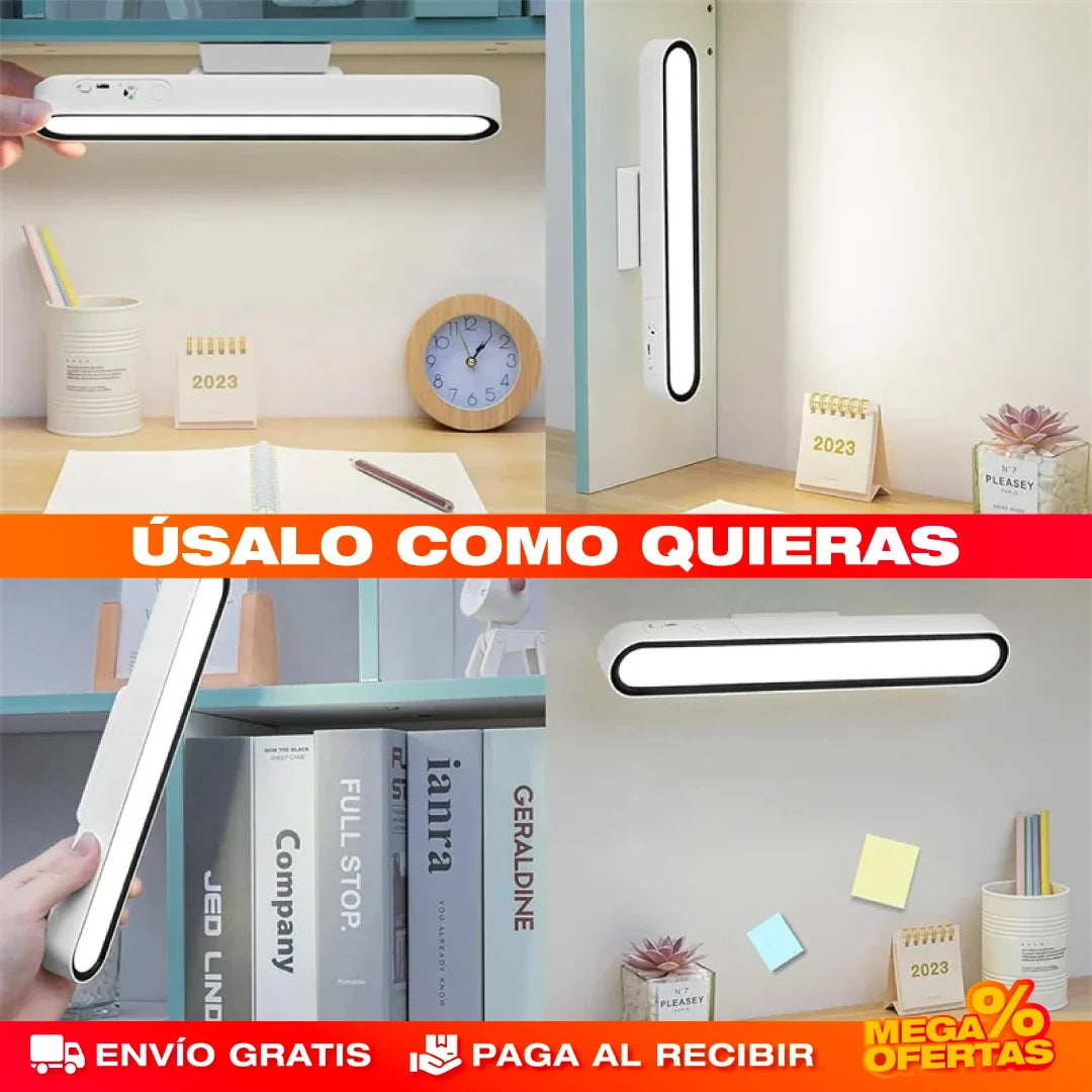Lámpara LED Magnética – Luz Donde la Necesites, Sin Cables ni Tornillos
