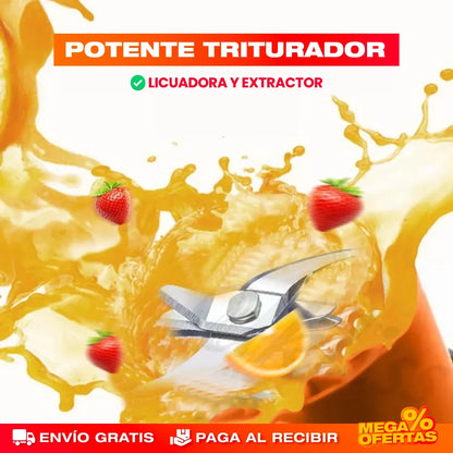 Licuadora Portátil para Jugos, Batidos y Suplementos – Batidos Donde Estés, Sin Cables