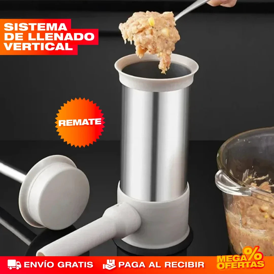 Máquina Embutidora Vertical de Salchichas Manual – Tus propios chorizos, sin conservantes