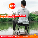 Mini Silla Plegable – Siéntate Donde Sea y Guárdala Plana · 2x1