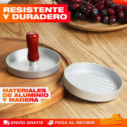 Molde Manual para Hamburguesas – Hamburguesas Caseras Parejas y Perfectas