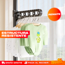 Tendero y Perchero Vertical Ajustable – Seca y Organiza tu Ropa Sin Ocupar Espacio