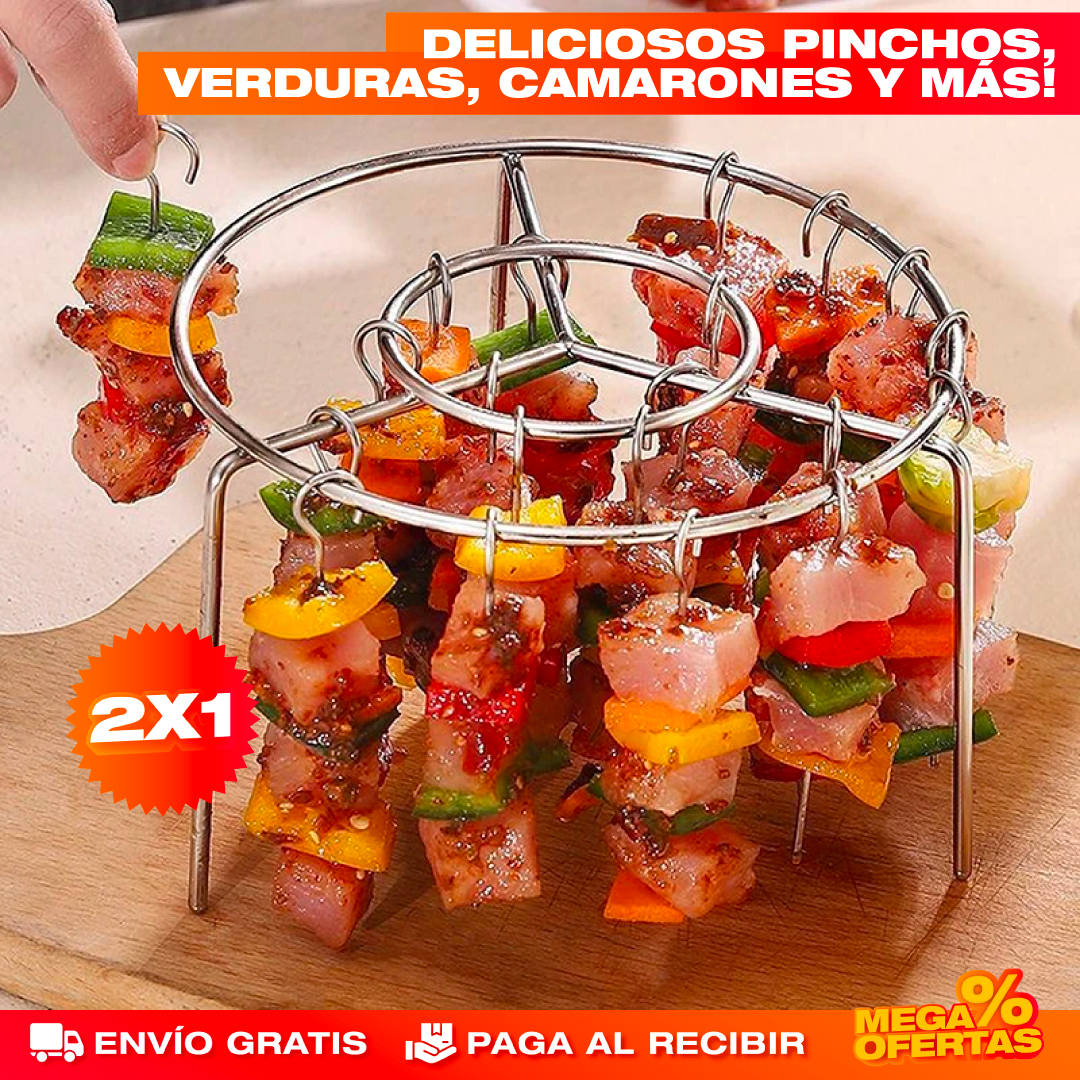 Parrilla Vertical para Pinchos en Air Fryer – Promo 2x1
