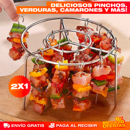 Parrilla Vertical para Pinchos en Air Fryer – Promo 2x1