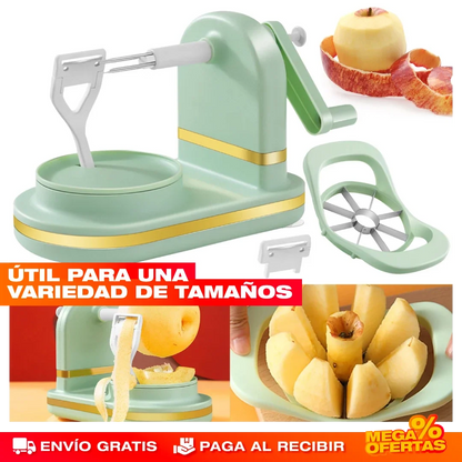 Pelador de Frutas Giratorio 360° Luxury – Pela Frutas en Segundos Sin Cansar la Mano
