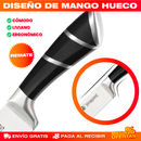 Set Cuchillos de Cocina de Acero Inoxidable – Corta Fácil y Parejo en Cada Comida