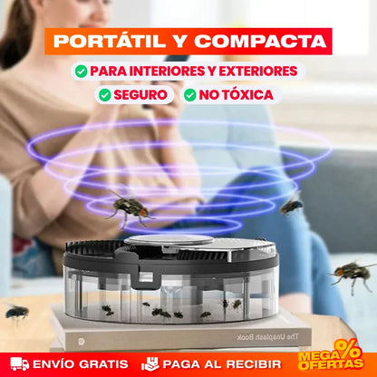 Trampa Eléctrica para Moscas – Casa Sin Moscas ni Zancudos y Sin Venenos