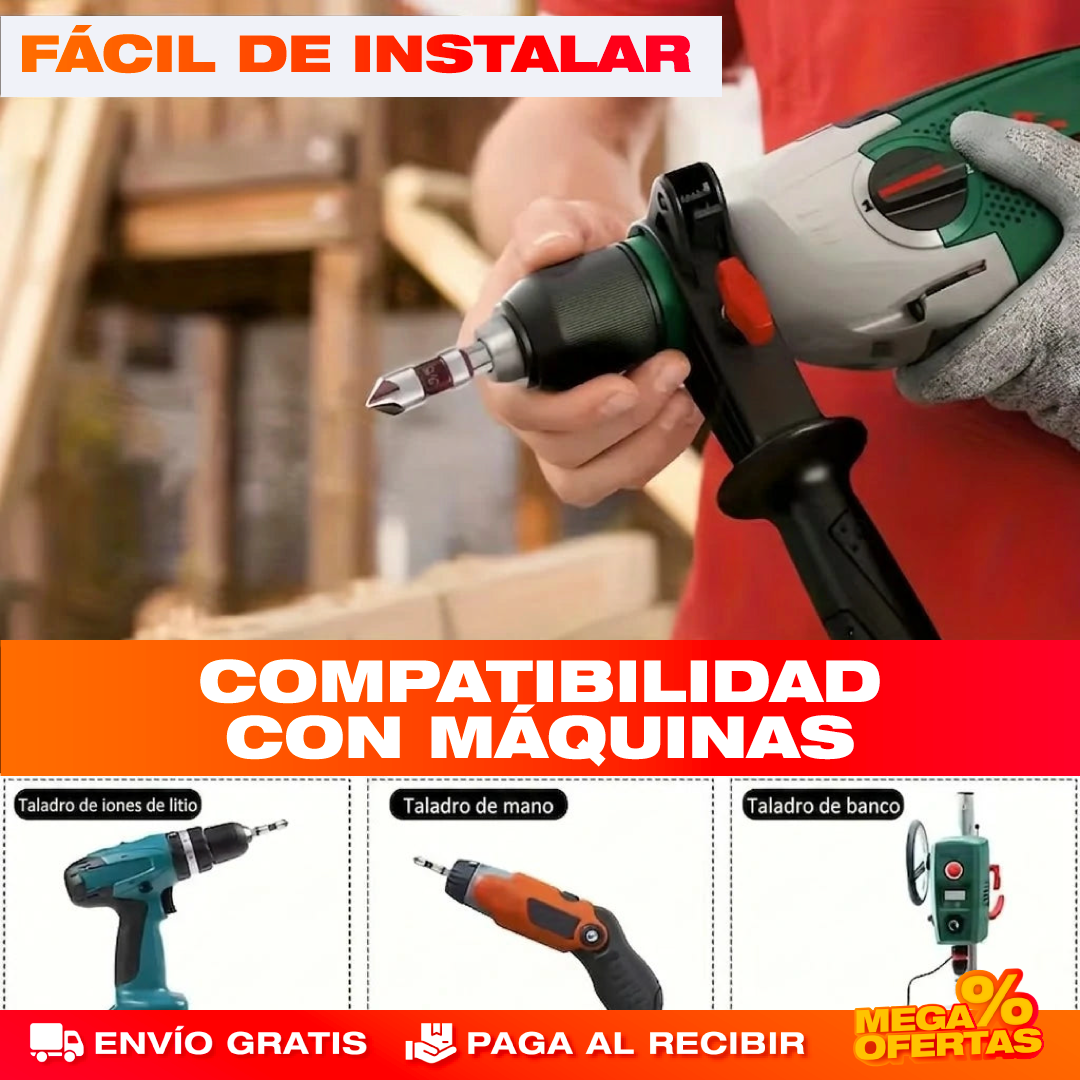 Promo 2x1 Set Brocas Avellanadoras – Esconde la Cabeza del Tornillo y Deja Acabado Pro