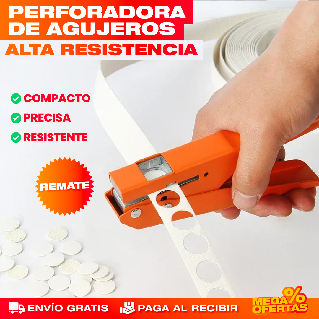 Alicate de Perforación para Bordes – Perfora Lámina Limpio y Sin Deformar