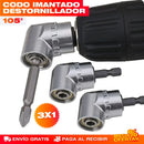 Adaptador de Ángulo Recto para Destornillador – Atornilla en Rincones Imposibles · 3x1
